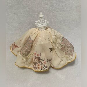 Add in bundle for total $15！Handmade Unique Hair Scrunchie Embroidery XL size